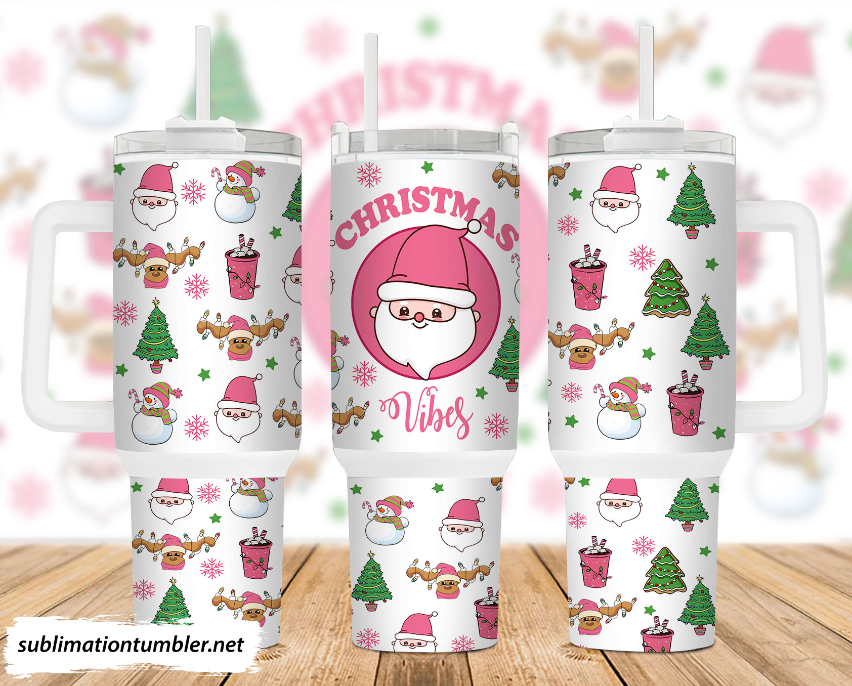 Christmas Vibes Custom Stanley Cup 40 oz 30 oz Tumbler With HandleTVC2301901