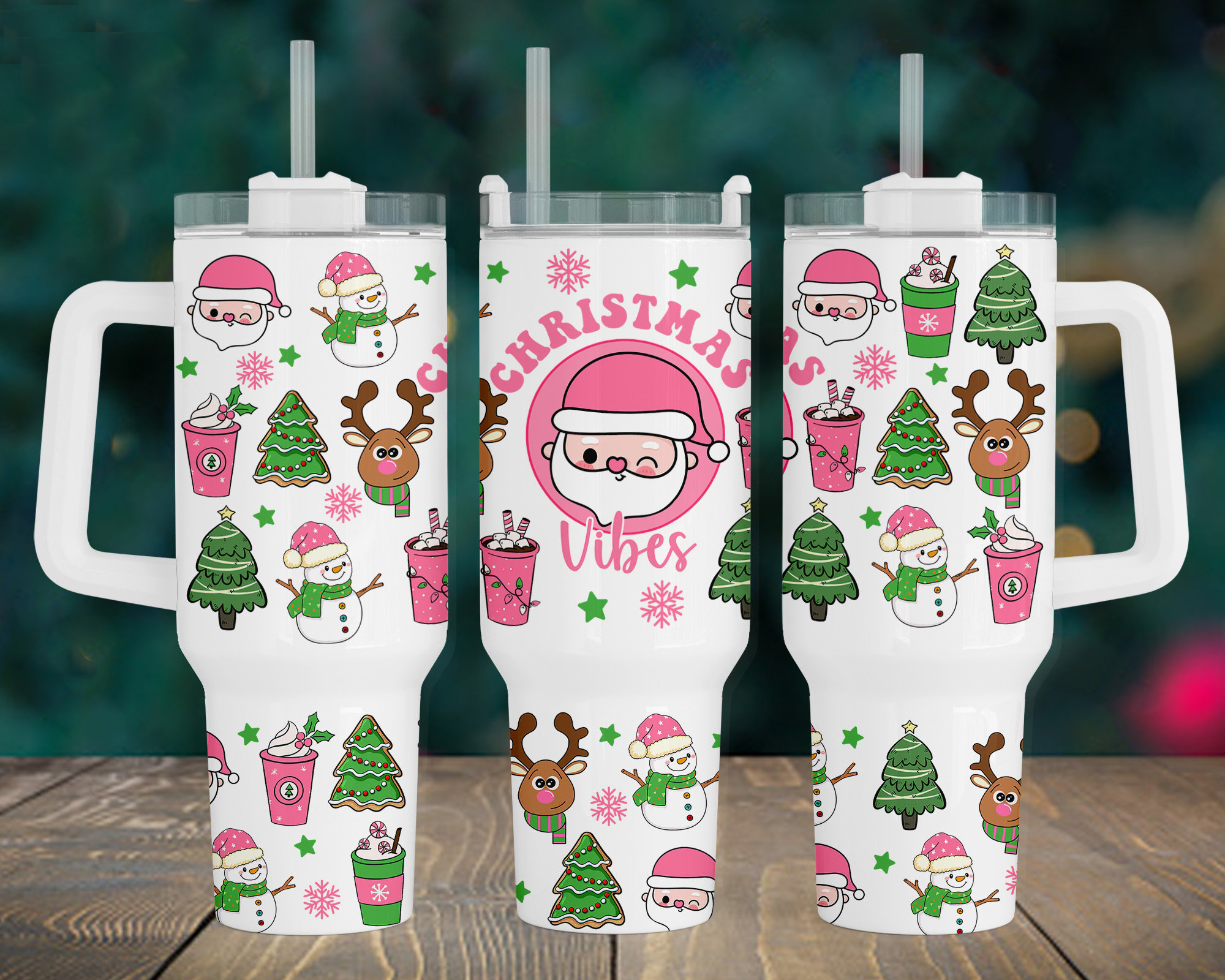 Christmas Vibes Custom Stanley Cup 40 oz 30 oz Tumbler With HandleTVC2301960