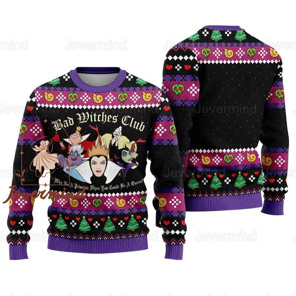 Christmas Villains Sweater, Villains Sweater