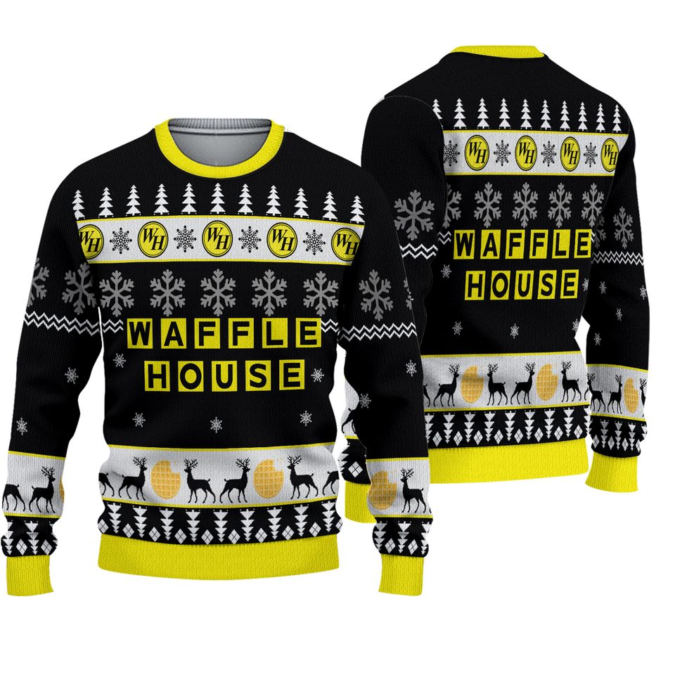 Christmas Waffle House Sweater