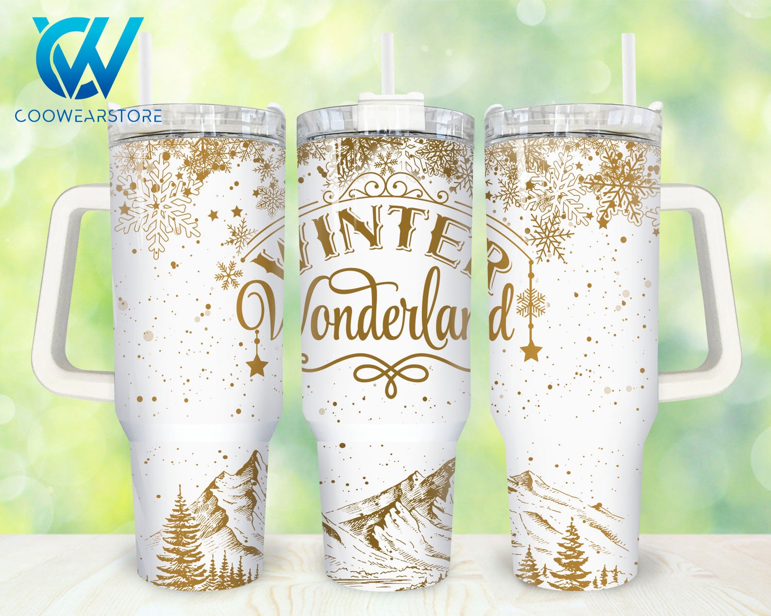 Christmas Winter Wonderland Custom Stanley Cup 40 oz 30 oz Tumbler With HandleTVC2301874