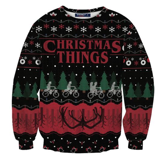 CHRISTMASTHINGS Ugly Christmas Knitted 3D Sweater - Image 2