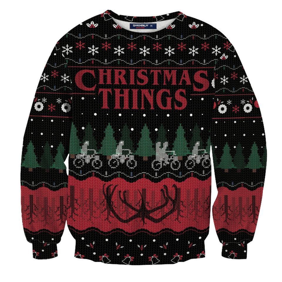 CHRISTMASTHINGS Ugly Christmas Knitted 3D Sweater