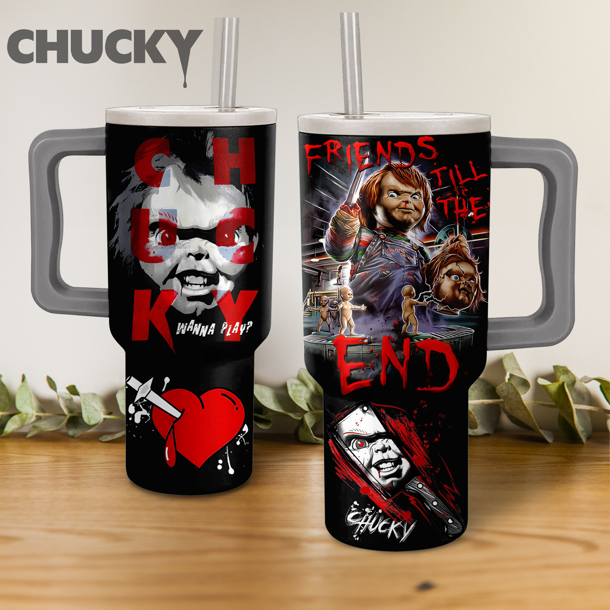 Chucky Childâ€™s Play Movies Custom Stanley Cup 40 oz 30 oz Tumbler With HandleTVC2301153