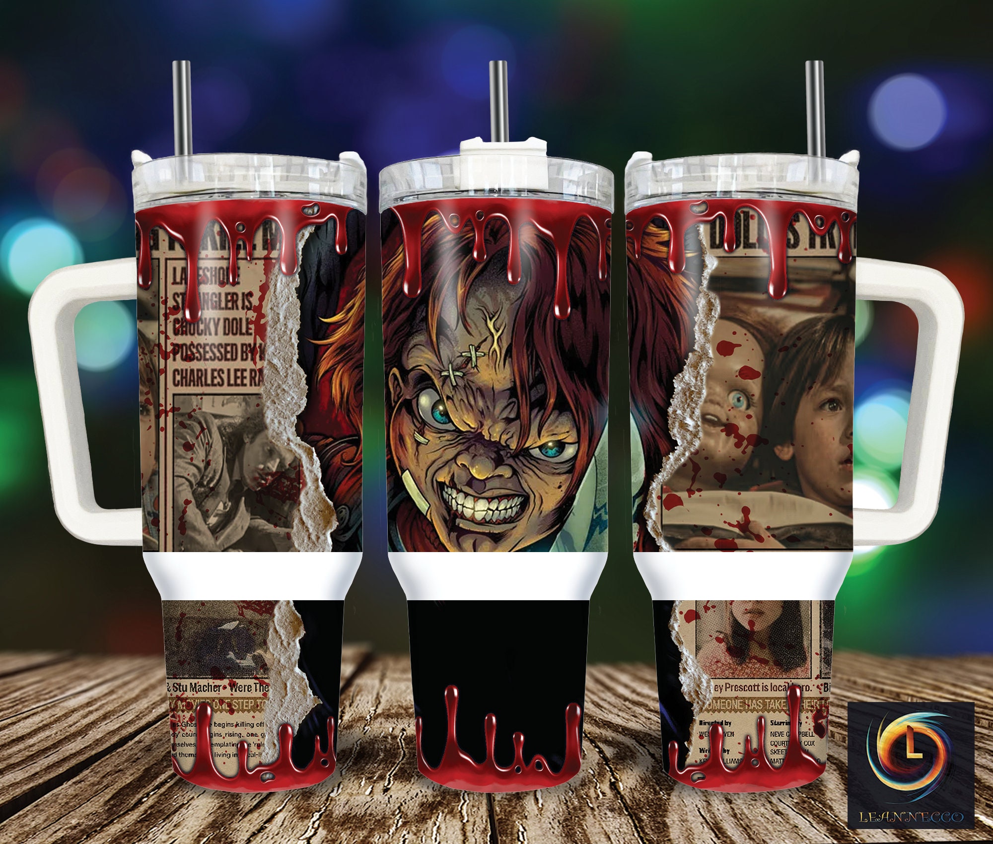 Chucky Child’s Play Movies Custom Stanley Cup 40 oz 30 oz Tumbler With HandleTVC2301995