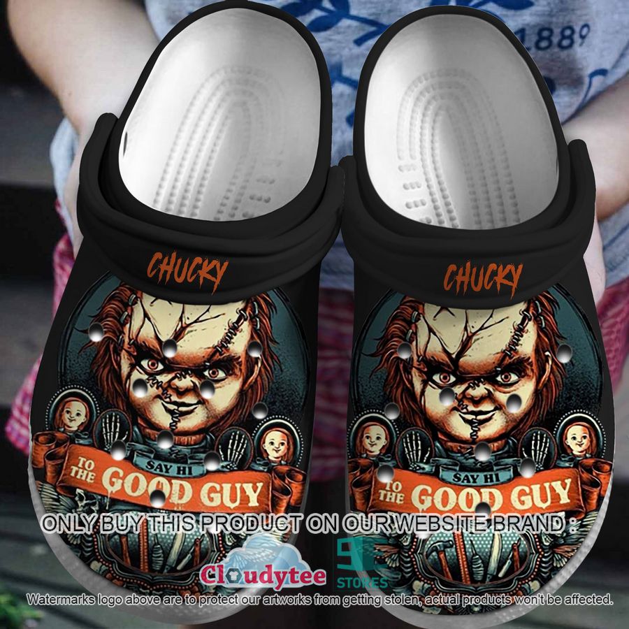 Chucky Horror Movie Crocs Crocband Clogs Shoes Comfortable For Men Women and Kids