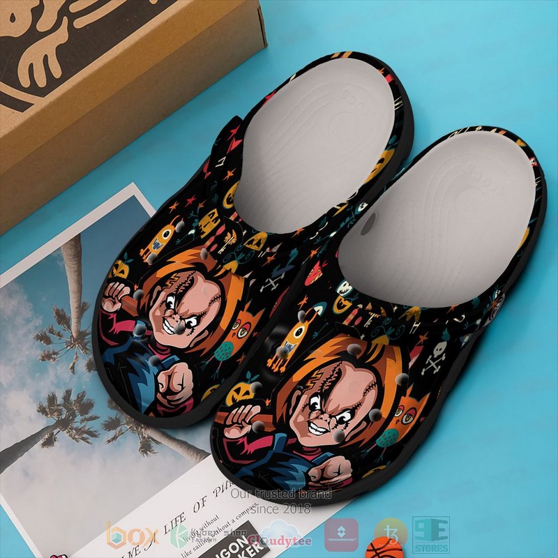 Chucky Horror Movie Crocs Crocband Clogs Shoes Comfortable For Men Women and Kids