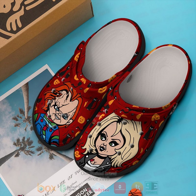 Chucky Horror Movie Crocs Crocband Clogs Shoes Comfortable For Men Women and Kids