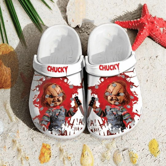 Chucky Horror Movie Crocs Crocband Clogs Shoes Comfortable For Men Women and Kids