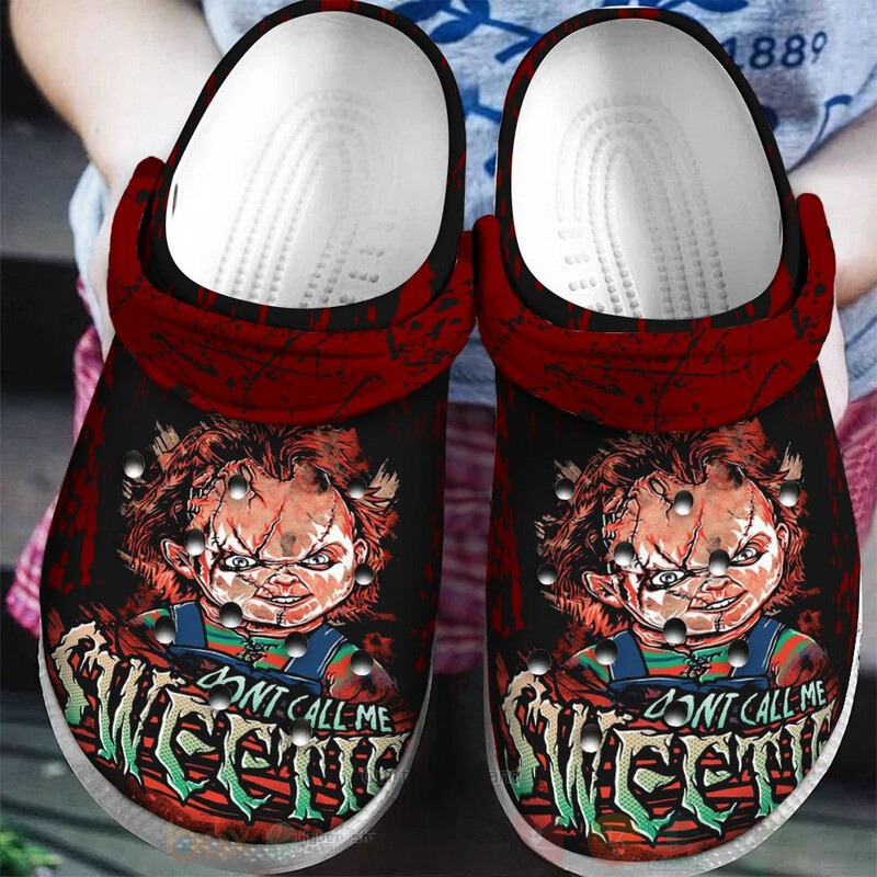 Chucky Horror Movie Crocs Crocband Clogs Shoes Comfortable For Men Women and Kids
