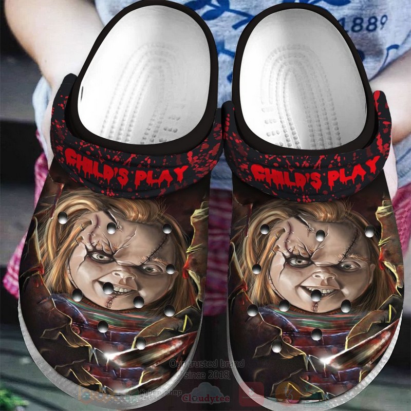 Chucky Horror Movie Crocs Crocband Clogs Shoes Comfortable For Men Women and Kids
