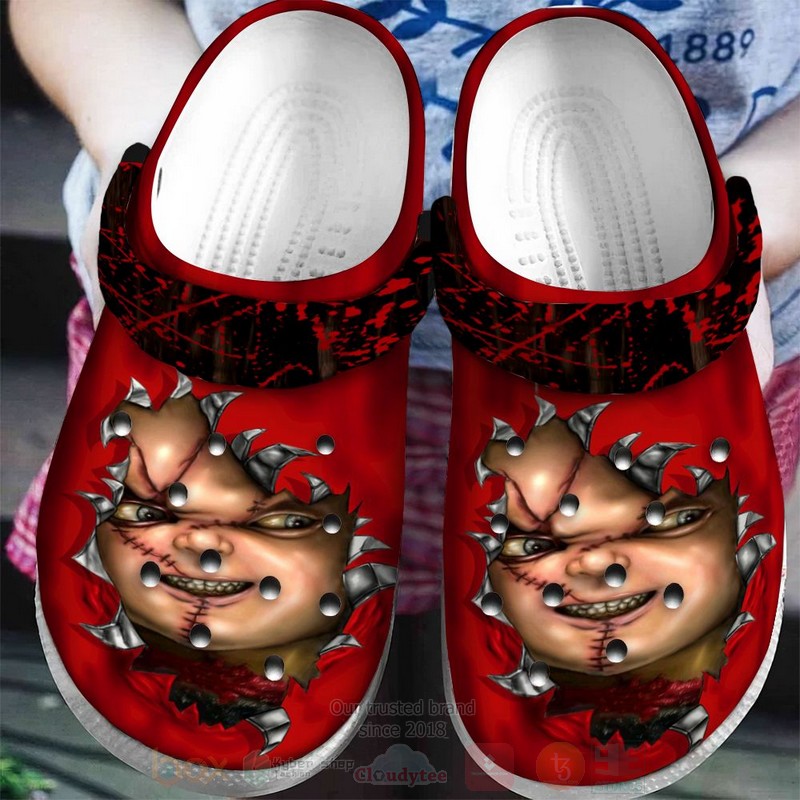 Chucky Horror Movie Crocs Crocband Clogs Shoes Comfortable For Men Women and Kids