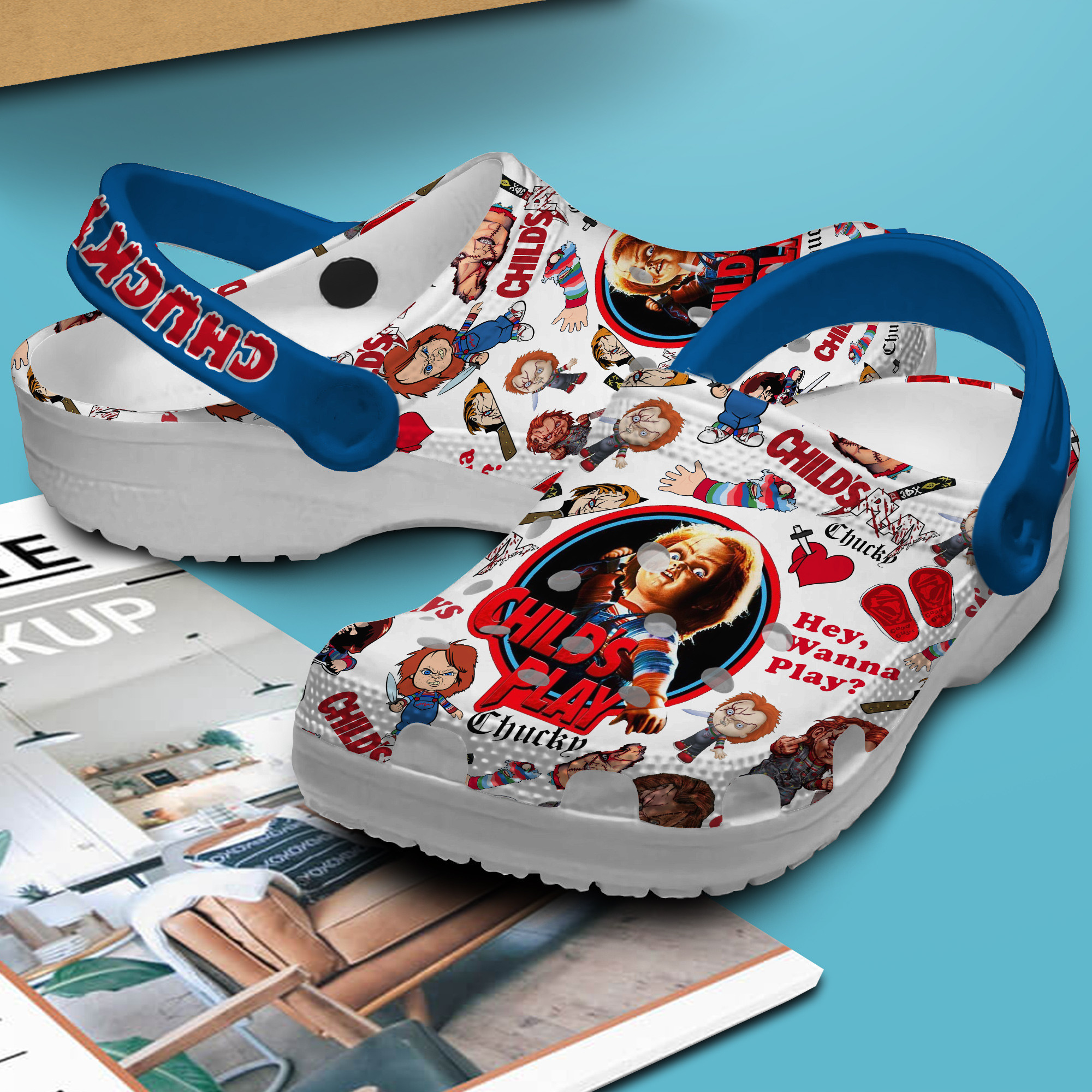 Chucky TV Series Crocs Crocband Clogs Shoes Comfortable For Men Women and Kids - Image 2