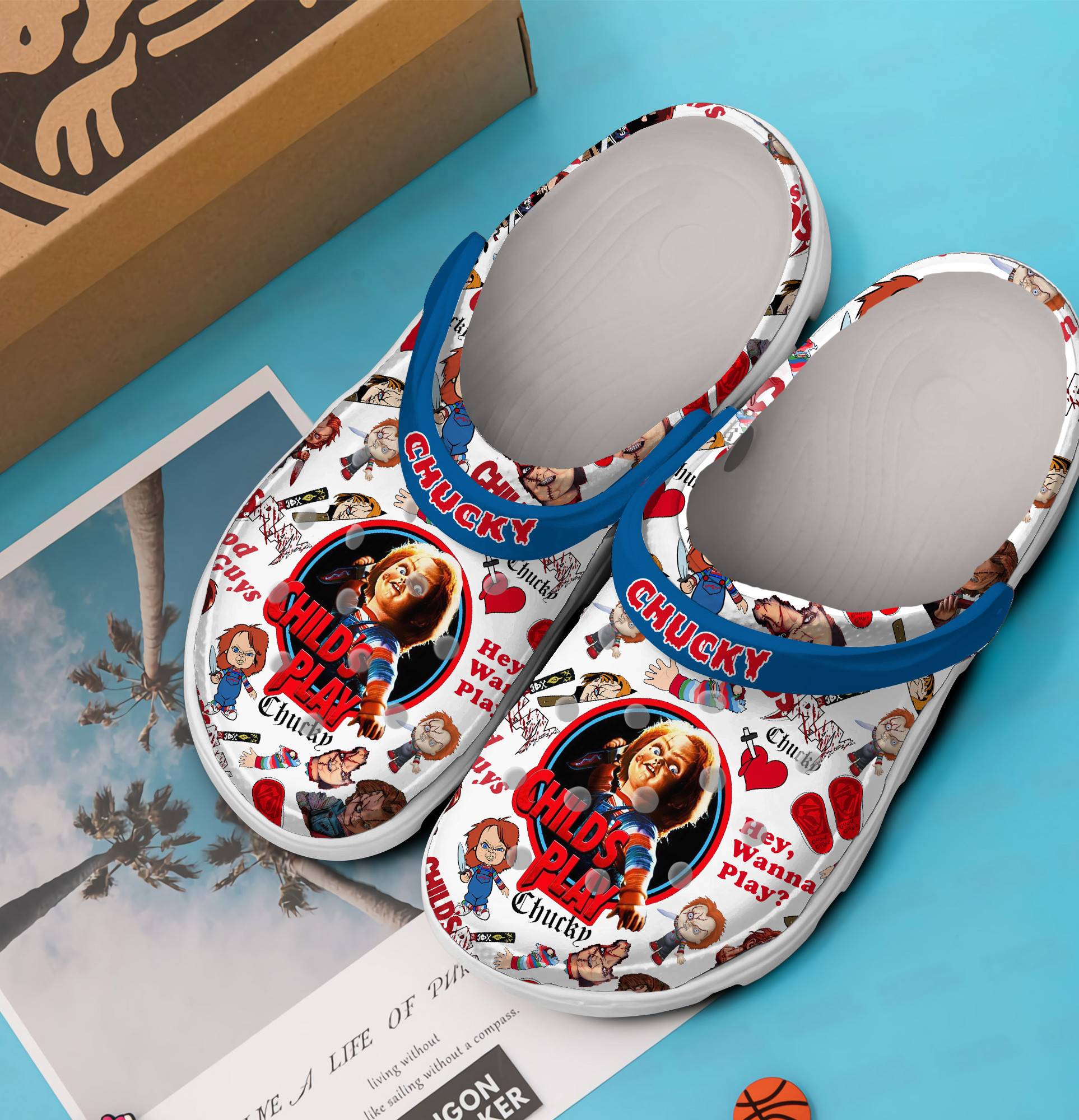 Chucky TV Series Crocs Crocband Clogs Shoes Comfortable For Men Women and Kids - Image 3