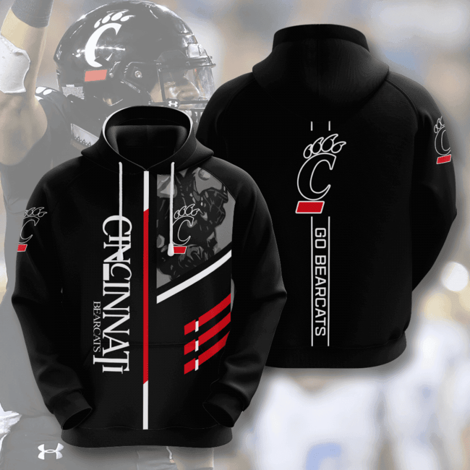 Cincinnati Bearcats American Football 3D All Over Print Hoodie, Zip Hoodie
