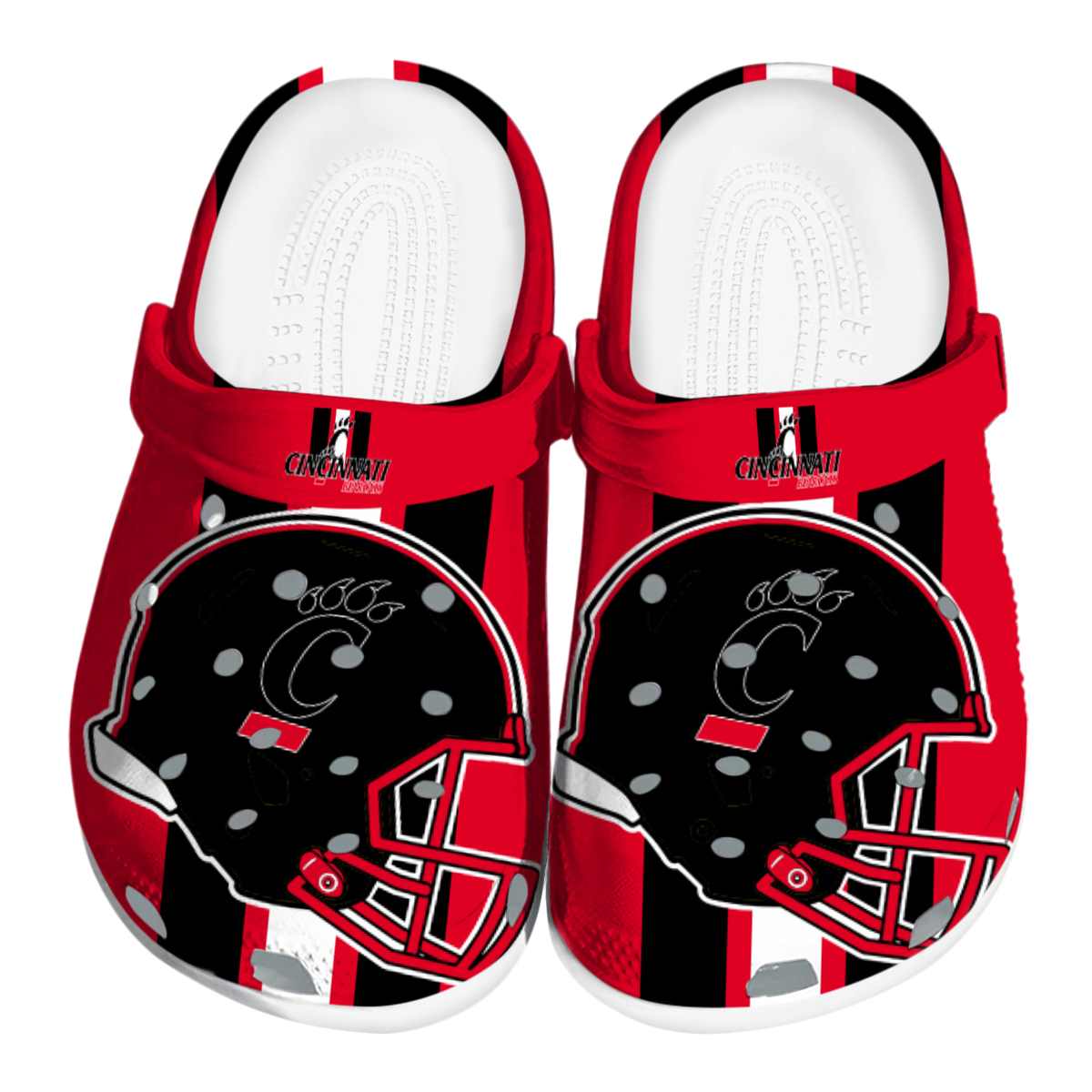 Cincinnati Bearcats NCAA Sport Crocs Crocband Clogs Shoes Comfortable For Men Women and Kids