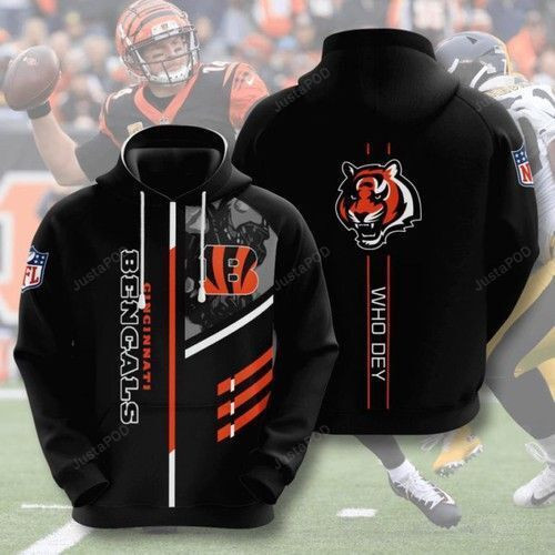 Cincinnati Bengals 3D All Over Print Hoodie, Zip Hoodie