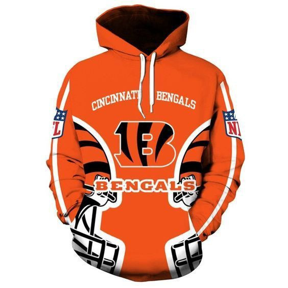 Cincinnati Bengals 3D All Over Print Hoodie, Zip Hoodie