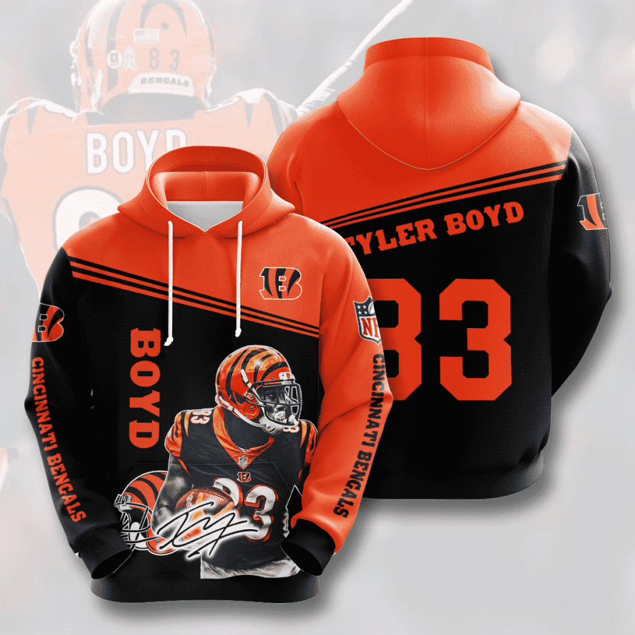 Cincinnati Bengals 3D All Over Print Hoodie, Zip Hoodie