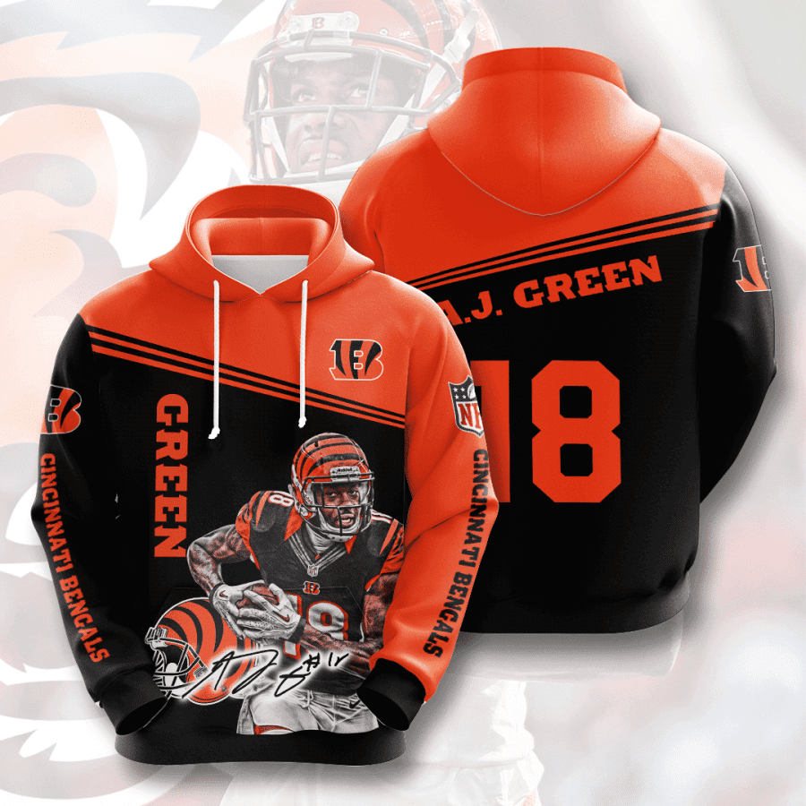 Cincinnati Bengals 3D All Over Print Hoodie, Zip Hoodie