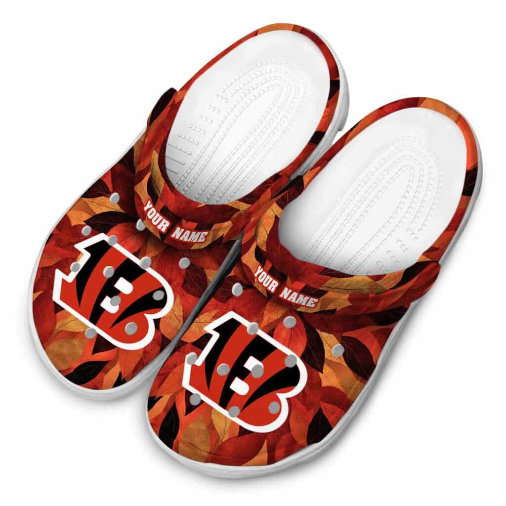 Cincinnati Bengals Autumn Leaves ClogTVC1801923 - Image 4