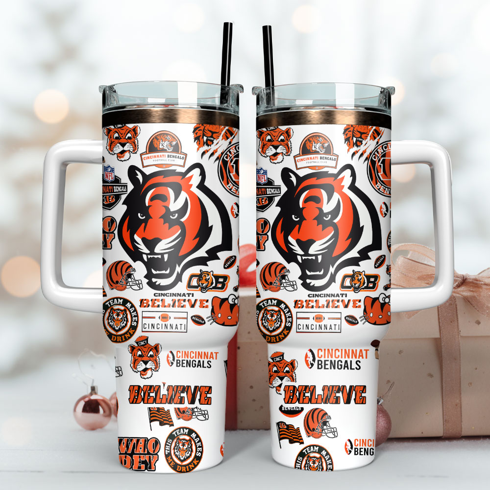 Cincinnati Bengals Football NFL Sport Custom Stanley Cup 40 oz 30 oz Tumbler With HandleTVC2301256 - Image 3