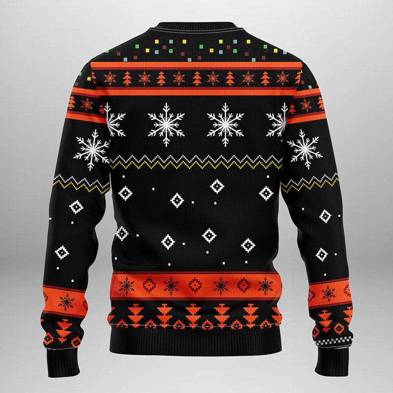 Cincinnati Bengals Funny Grinch Ugly Christmas Sweater Adult 3D Funny Matching for family - Image 2