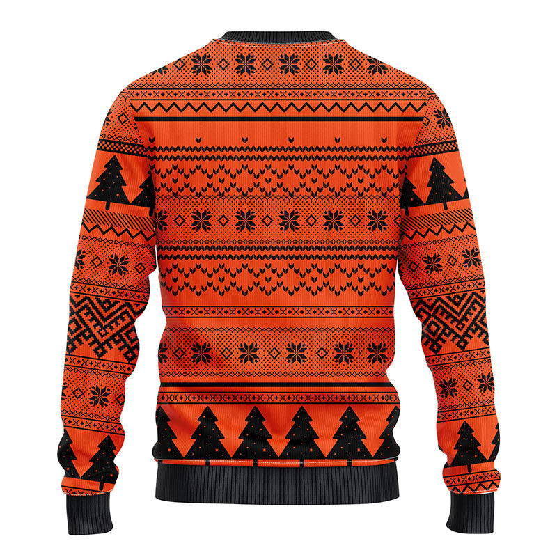 Cincinnati Bengals Groot Hug Ugly Christmas Sweater Adult 3D Funny Matching for family - Image 2