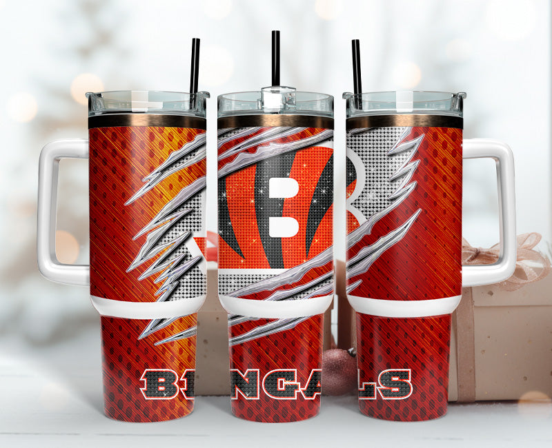 Cincinnati Bengals NFL Custom Stanley Cup 40 oz 30 oz Tumbler With HandleTVC2301141