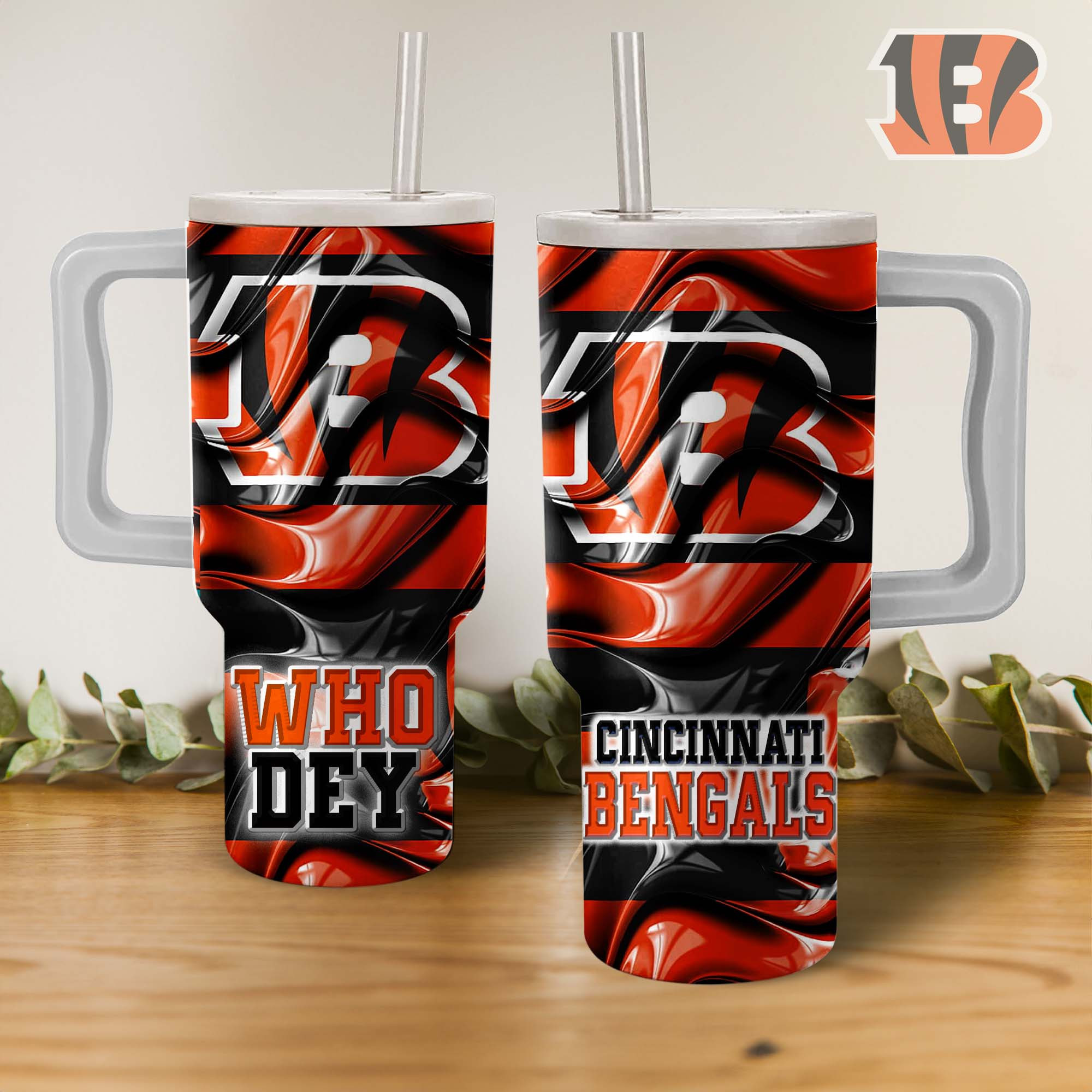 Cincinnati Bengals NFL Custom Stanley Cup 40 oz 30 oz Tumbler With HandleTVC2301153
