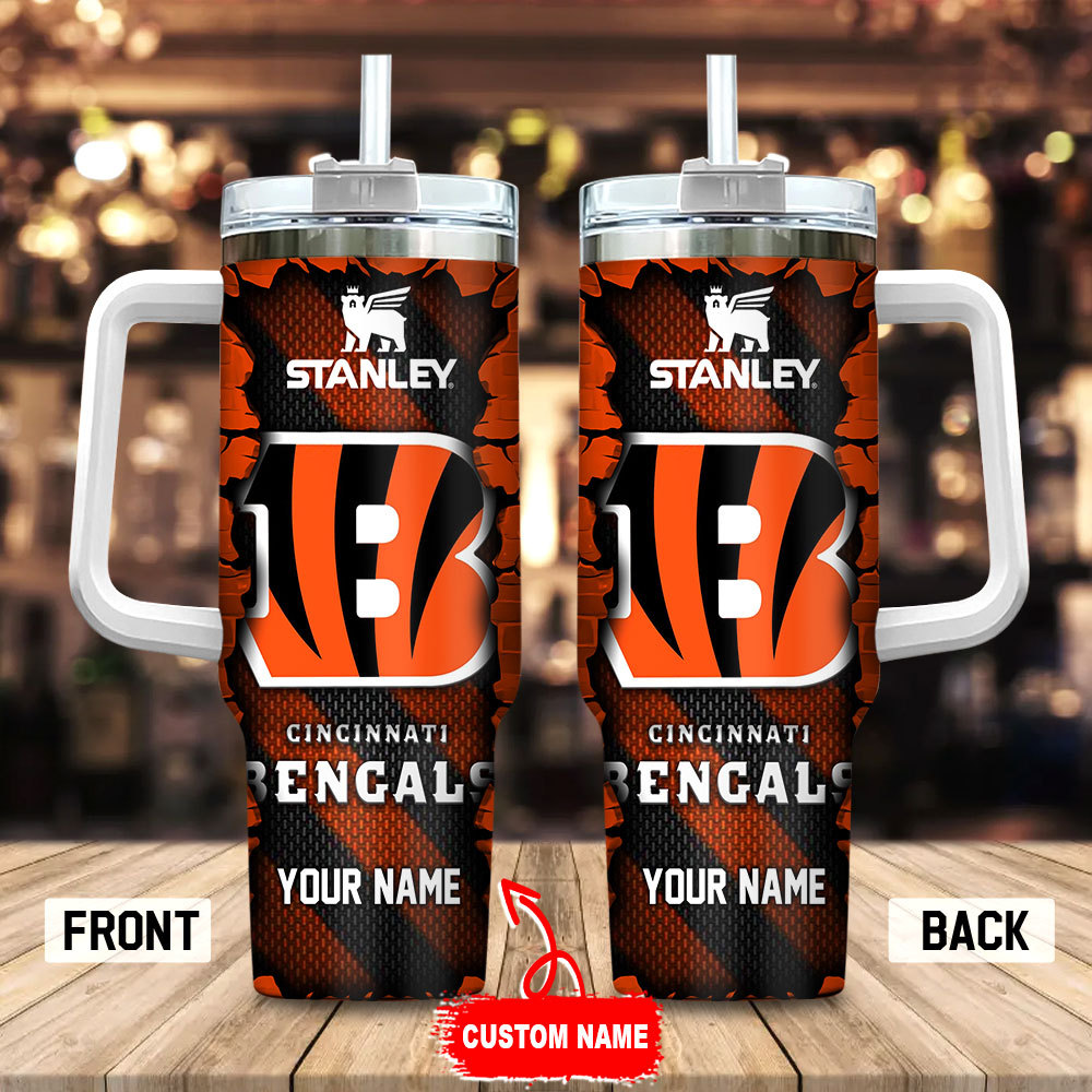 Cincinnati Bengals NFL Custom Stanley Cup 40 oz 30 oz Tumbler With HandleTVC230156