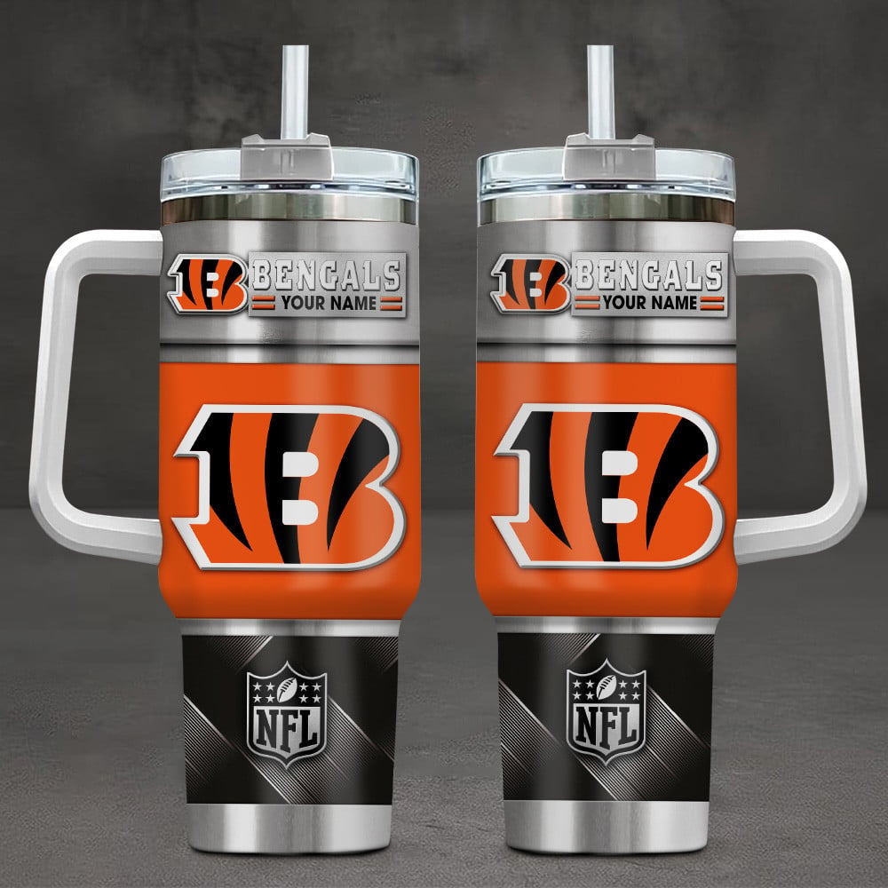 Cincinnati Bengals NFL Custom Stanley Cup 40 oz 30 oz Tumbler With HandleTVC230197