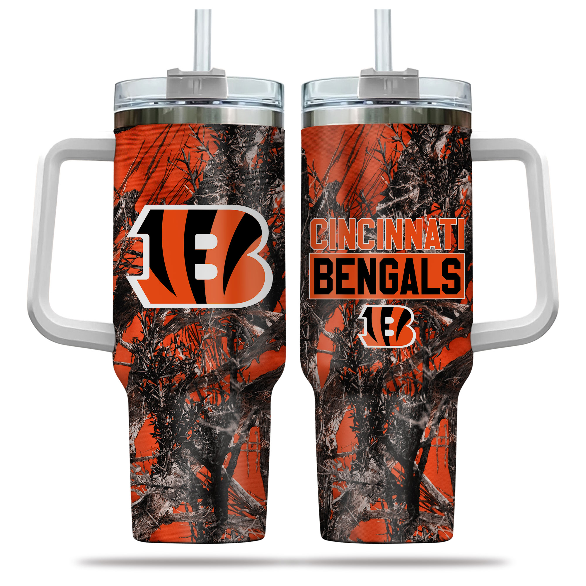 Cincinnati Bengals NFL Hunting Custom Stanley Cup 40 oz 30 oz Tumbler With HandleTVC230182