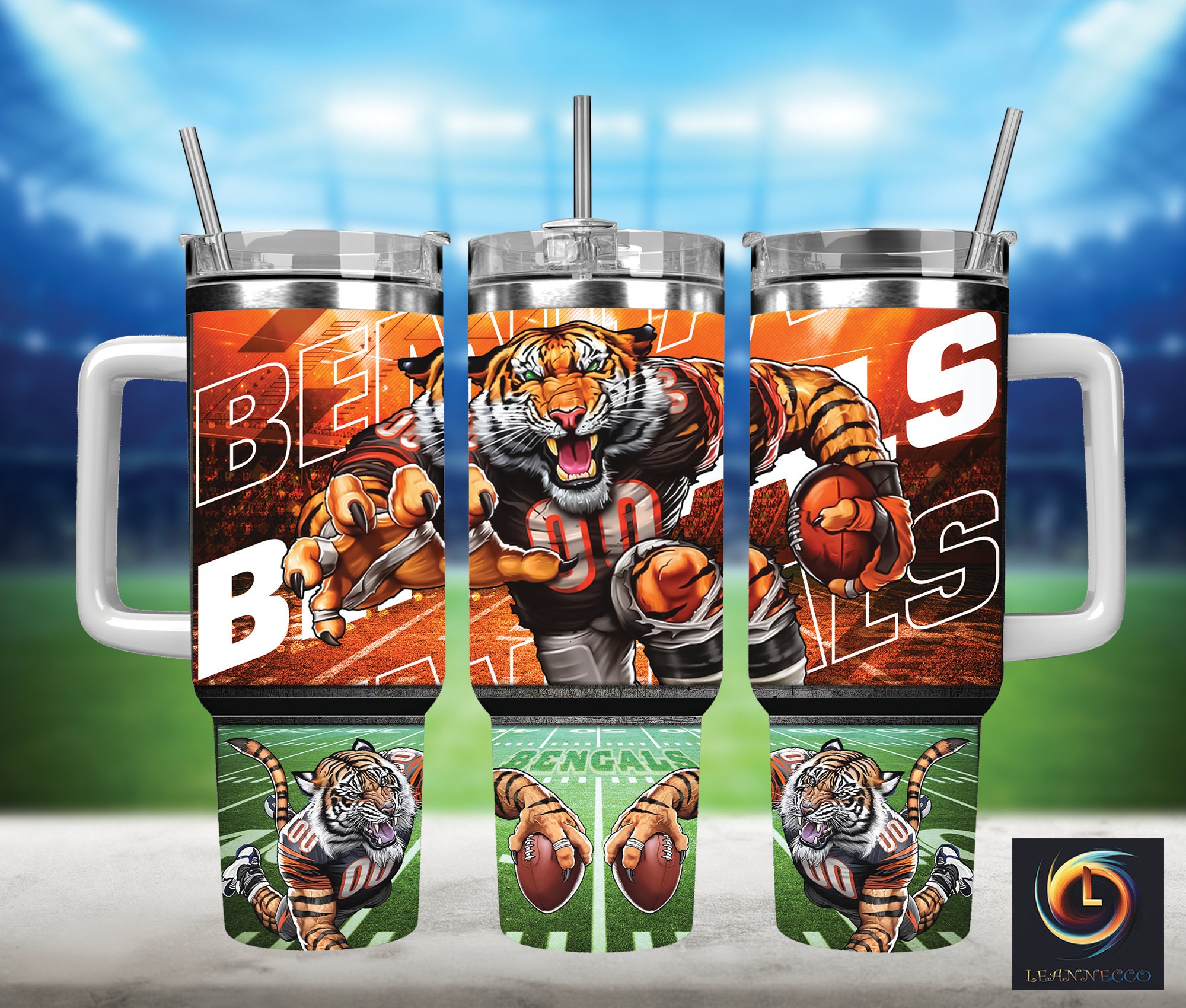Cincinnati Bengals NFL Mascot Custom Stanley Cup 40 oz 30 oz Tumbler With HandleTVC2301990