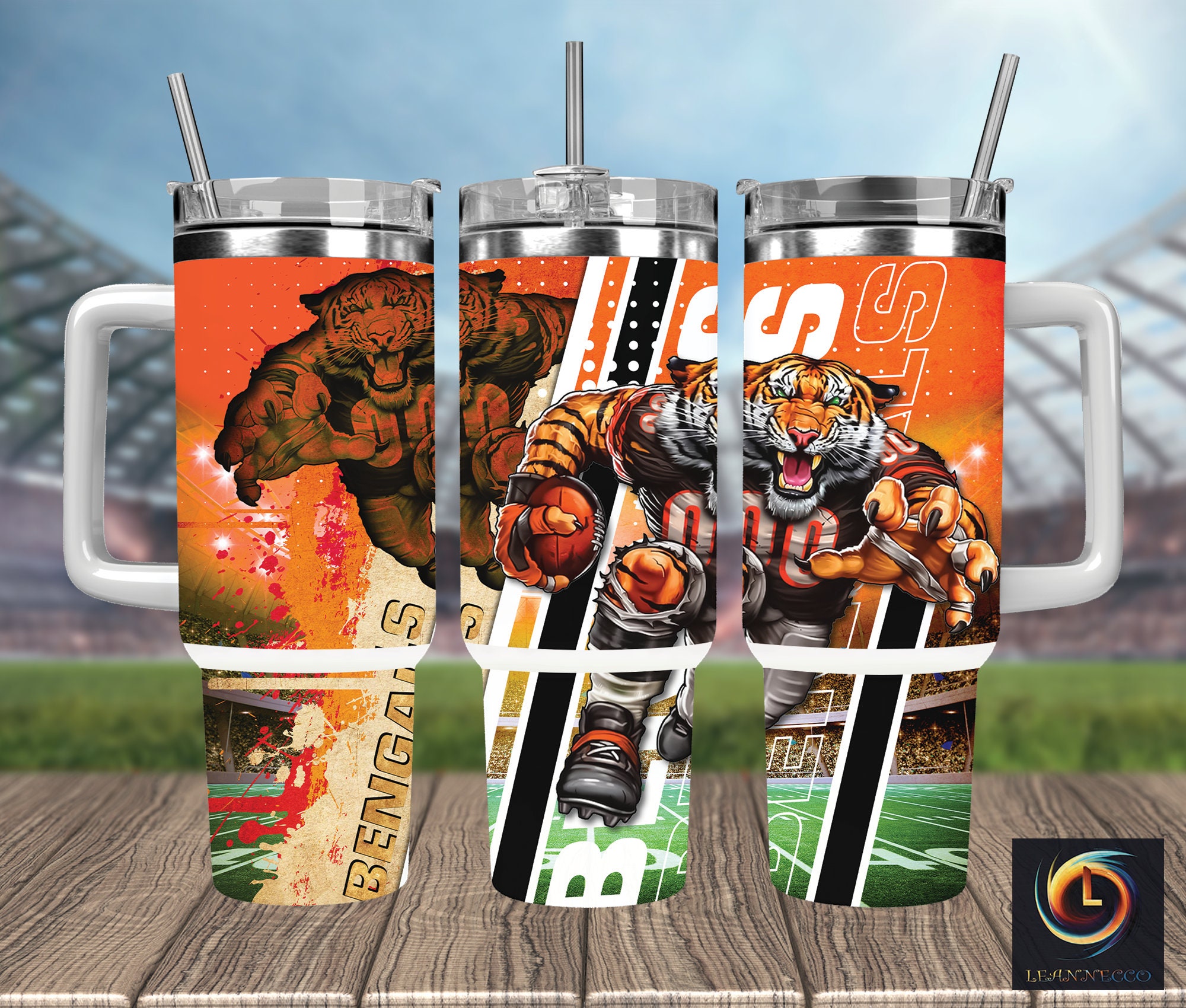 Cincinnati Bengals NFL Mascot Custom Stanley Cup 40 oz 30 oz Tumbler With HandleTVC2301993