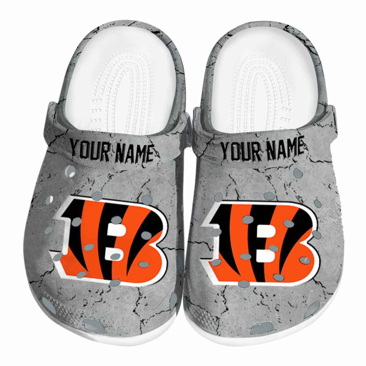 Cincinnati Bengals NFL Sport Crocs Crocband Clogs Shoes Comfortable For Men Women and Kids