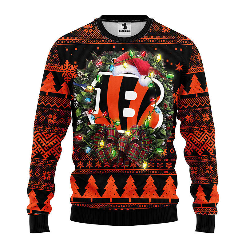 Cincinnati Bengals Ugly Christmas Sweater Adult 3D Funny Matching for family