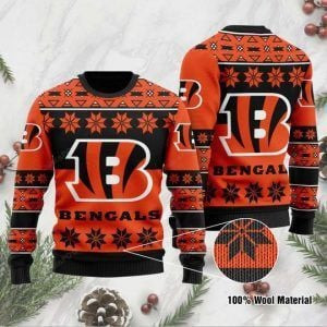 Cincinnati Bengals Ugly Christmas Sweater Adult 3D Funny Matching for family