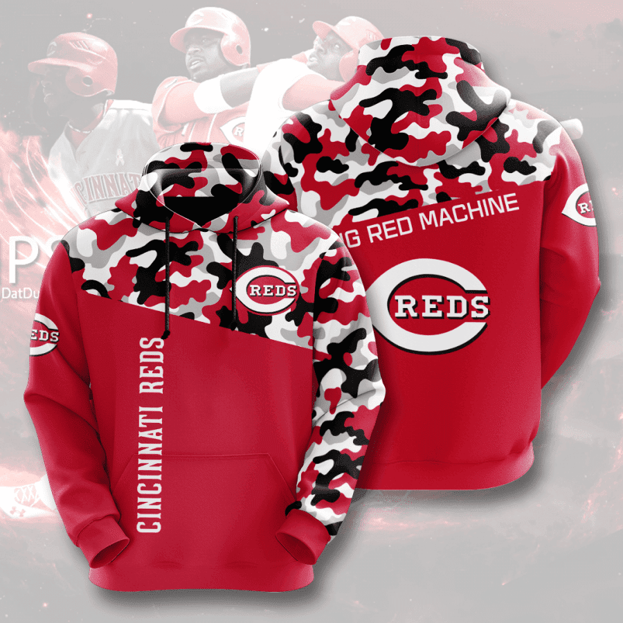 Cincinnati Reds 3D All Over Print Hoodie, Zip Hoodie