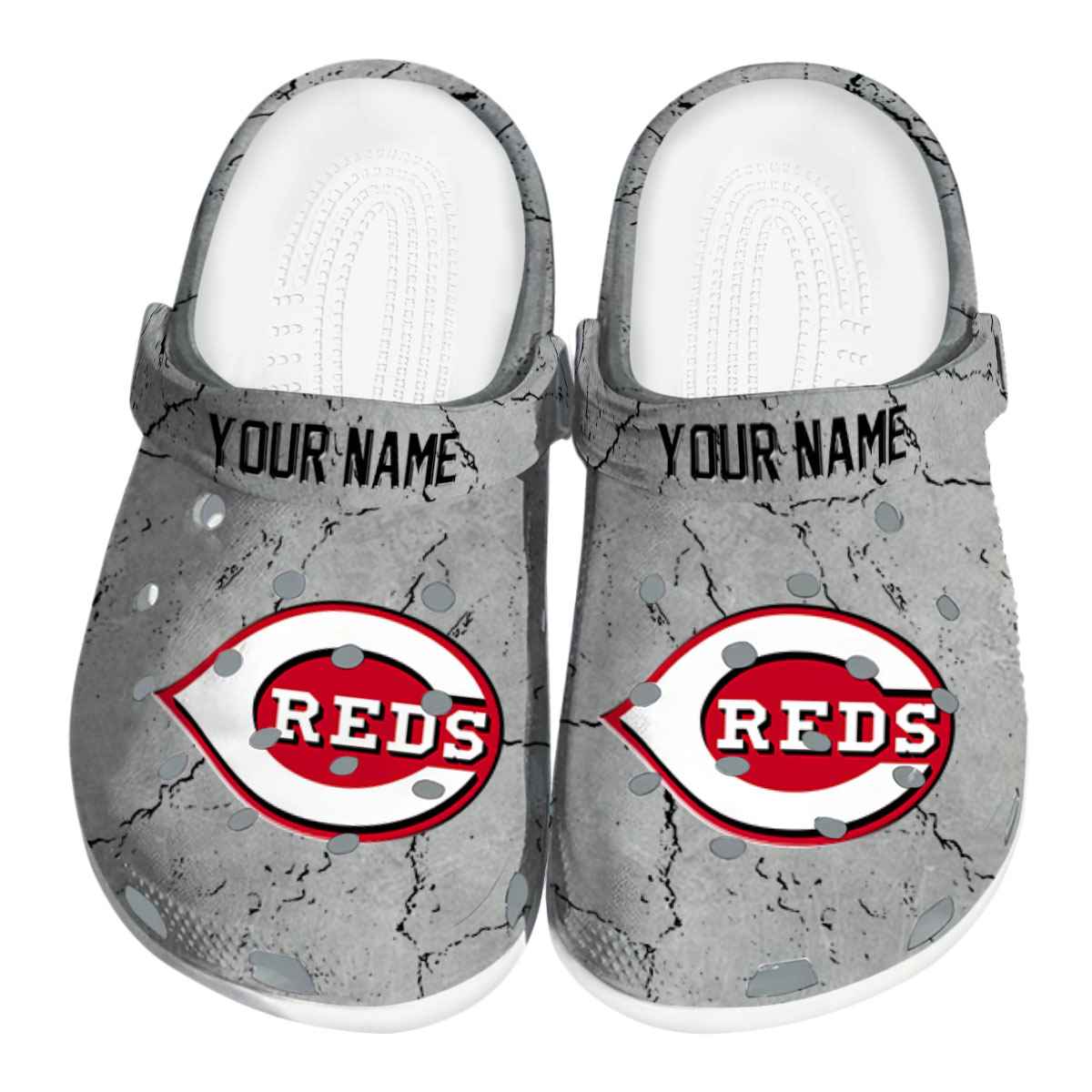 Cincinnati Reds MLB Sport Crocs Crocband Clogs Shoes Comfortable For Men Women and Kids