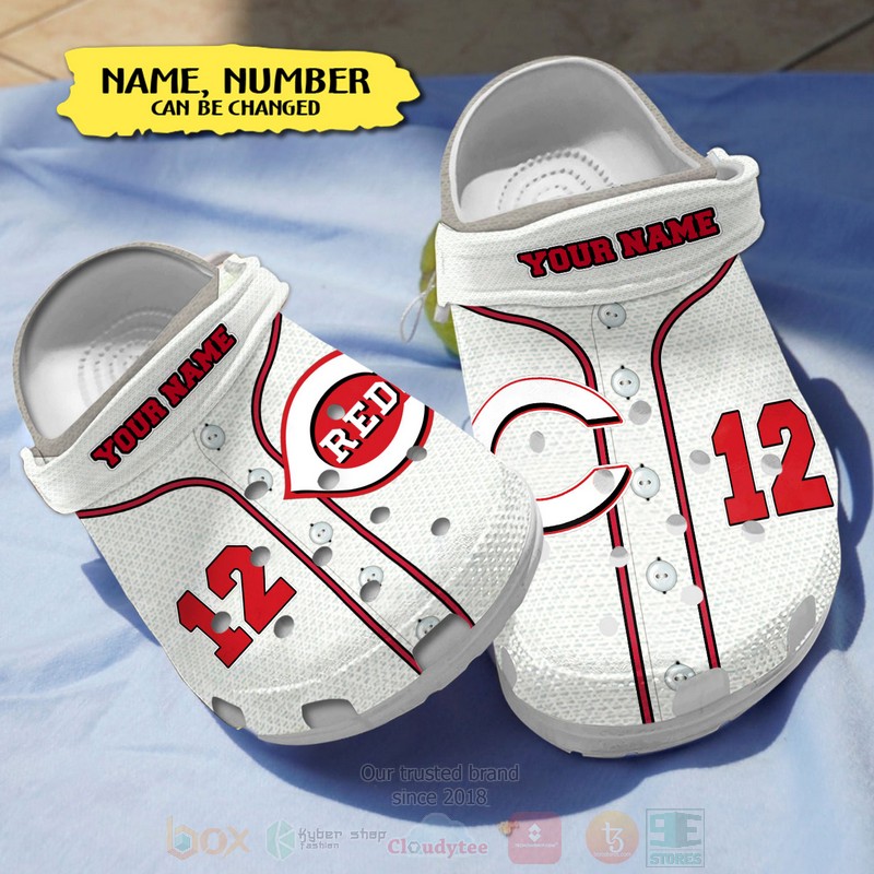 Cincinnati Reds MLB Sport Crocs Crocband Clogs Shoes Comfortable For Men Women and Kids