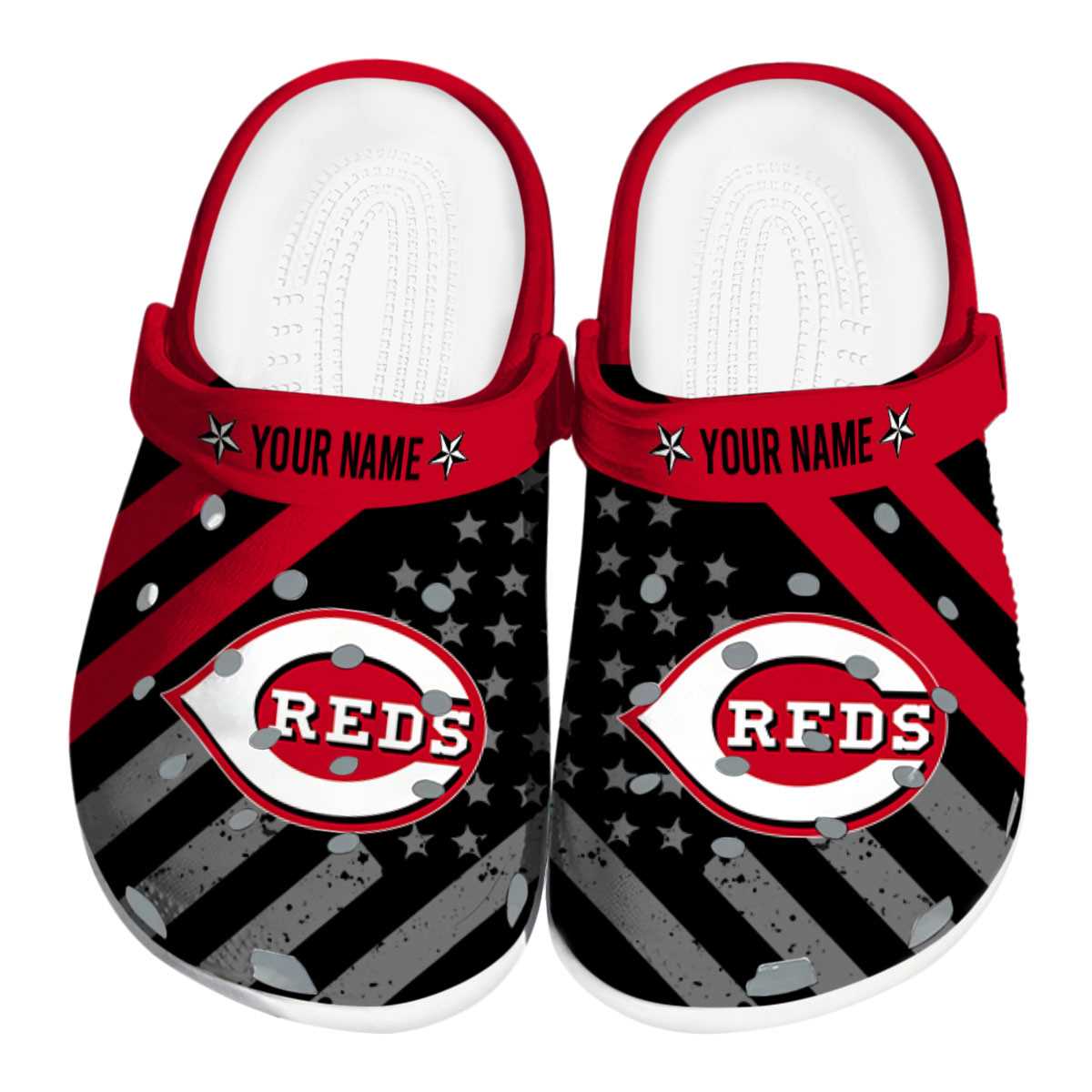 Cincinnati Reds MLB Sport Crocs Crocband Clogs Shoes Comfortable For Men Women and Kids
