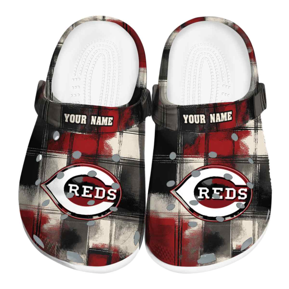 Cincinnati Reds MLB Sport Crocs Crocband Clogs Shoes Comfortable For Men Women and Kids