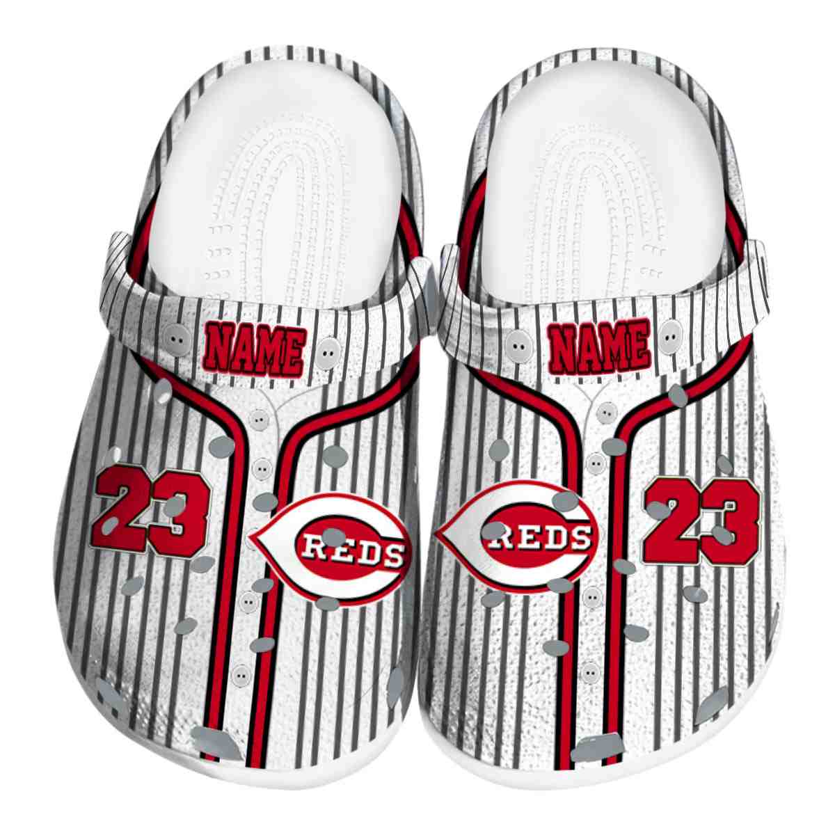 Cincinnati Reds MLB Sport Crocs Crocband Clogs Shoes Comfortable For Men Women and Kids