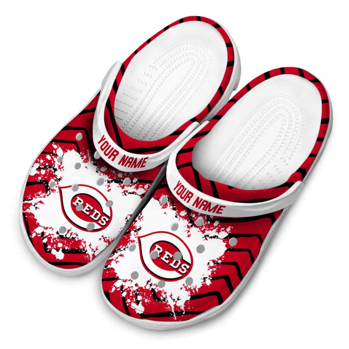 Cincinnati Reds MLB Sport Crocs Crocband Clogs Shoes Comfortable For Men Women and Kids - Image 4
