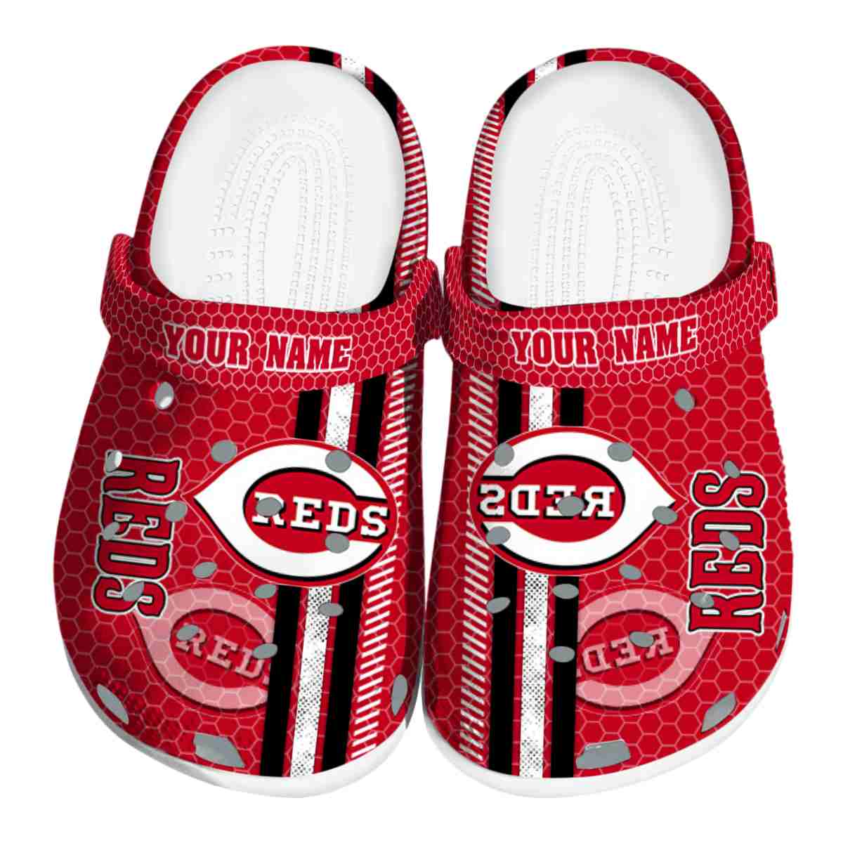 Cincinnati Reds MLB Sport Crocs Crocband Clogs Shoes Comfortable For Men Women and Kids