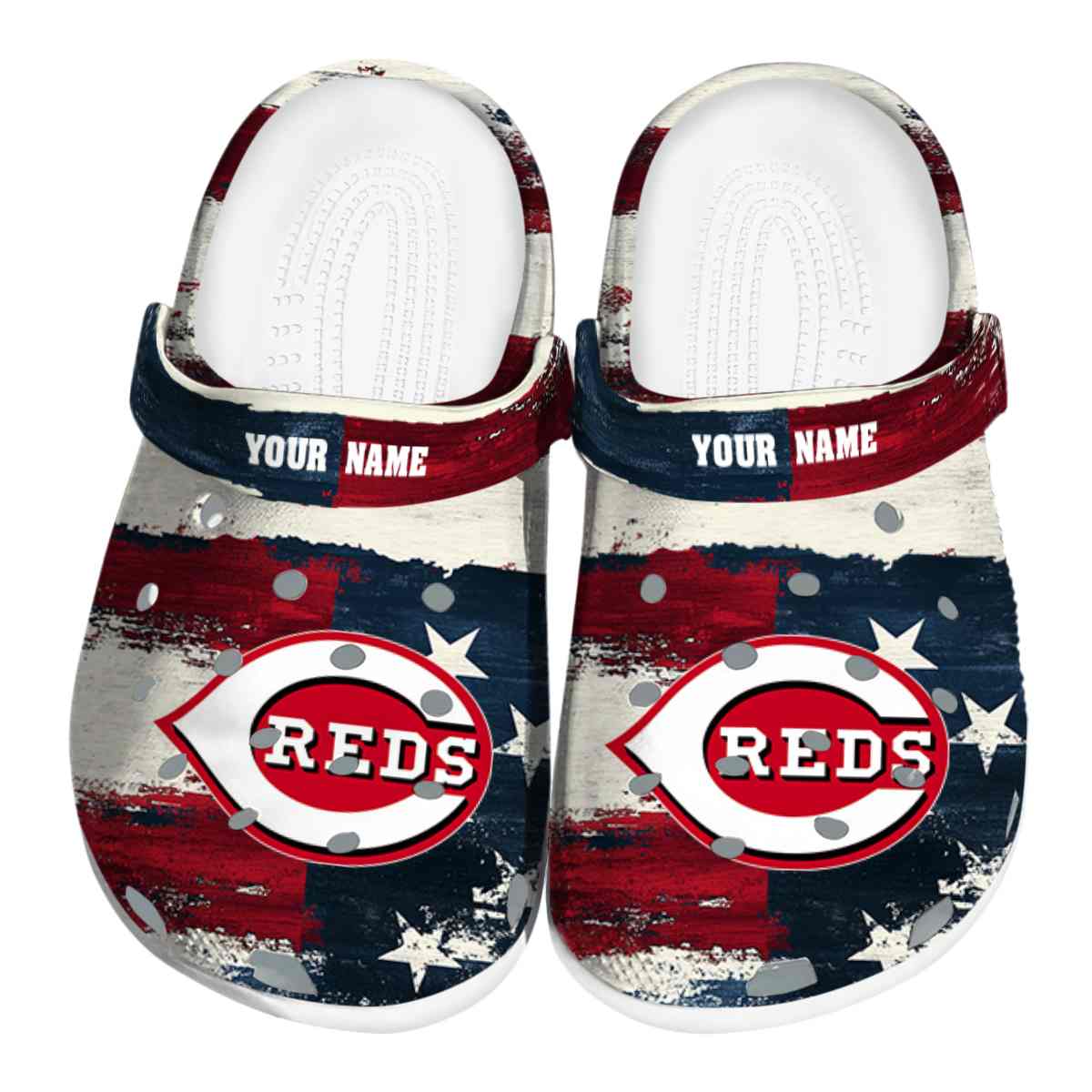 Cincinnati Reds MLB Sport Crocs Crocband Clogs Shoes Comfortable For Men Women and Kids