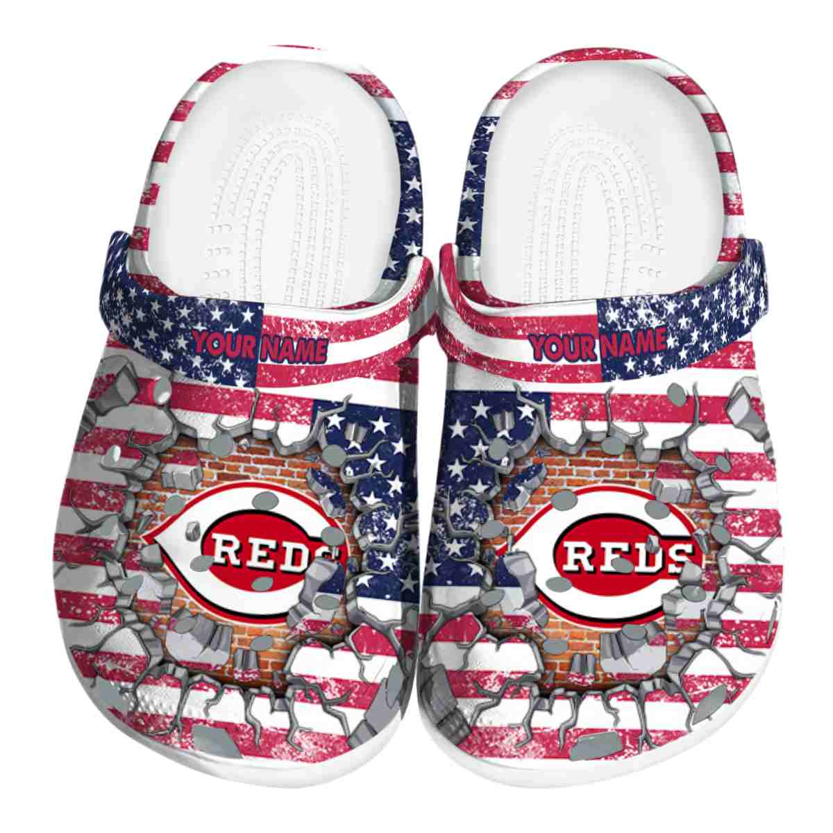 Cincinnati Reds MLB Sport Crocs Crocband Clogs Shoes Comfortable For Men Women and Kids