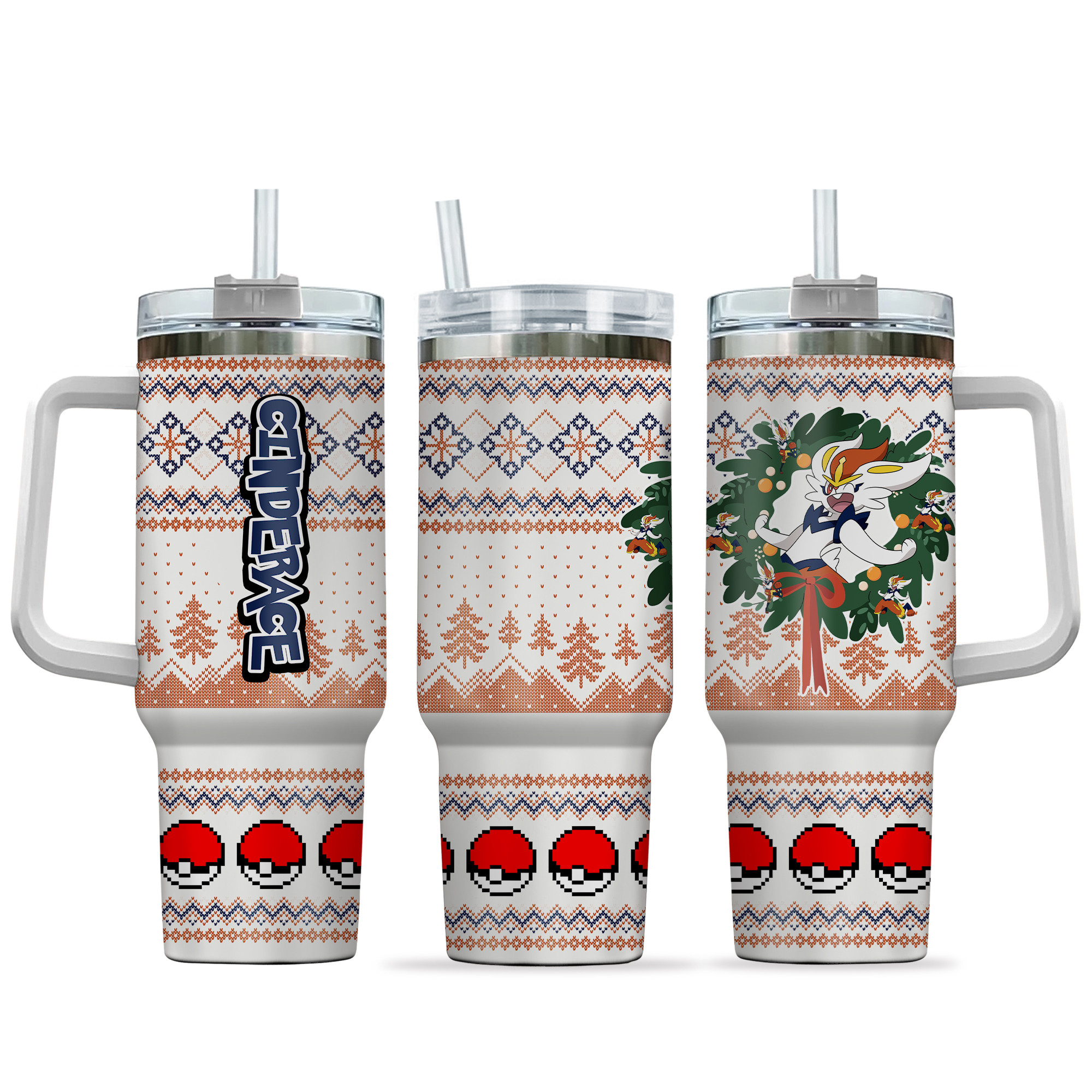 Cinderace Pokemon Anime Custom Stanley Cup 40 oz 30 oz Tumbler With HandleTVC2301155