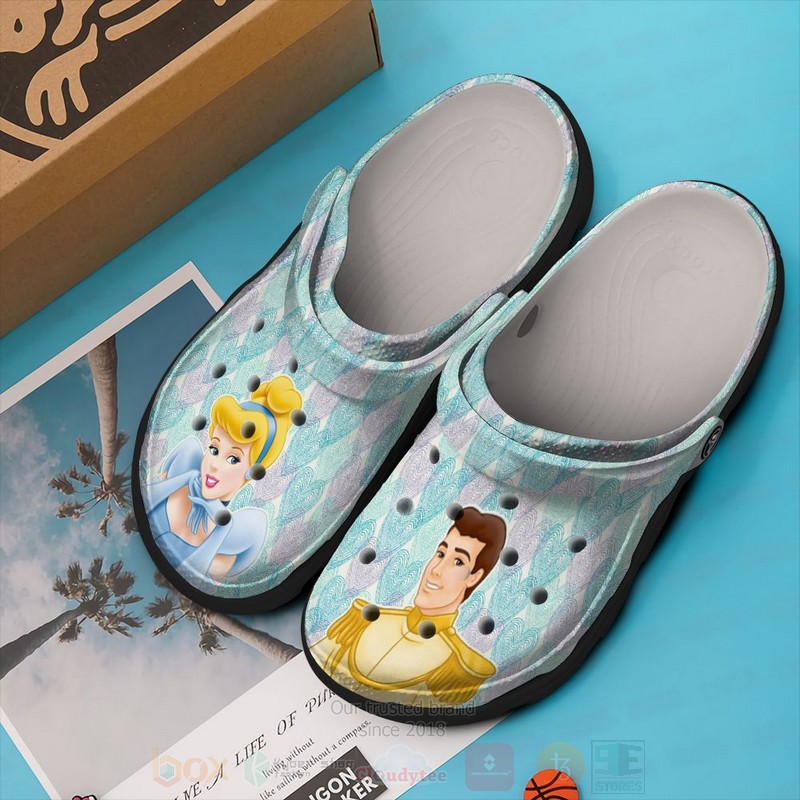 Cinderella Cartoon Crocs Crocband Clogs Shoes Comfortable For Men Women and Kids